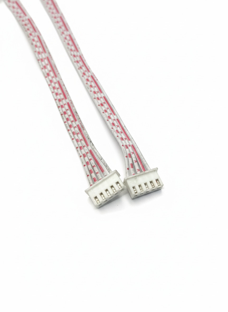 Cabo Flat JST 2.54mm 5 Pinos Colorido Para Eletrônica E Protótipo
