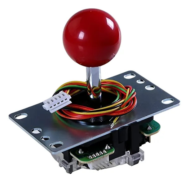 Joystick Arcade Sanwa JLF-TP-8YT Original - Direcional Profissional 5 Pinos - Várias Cores