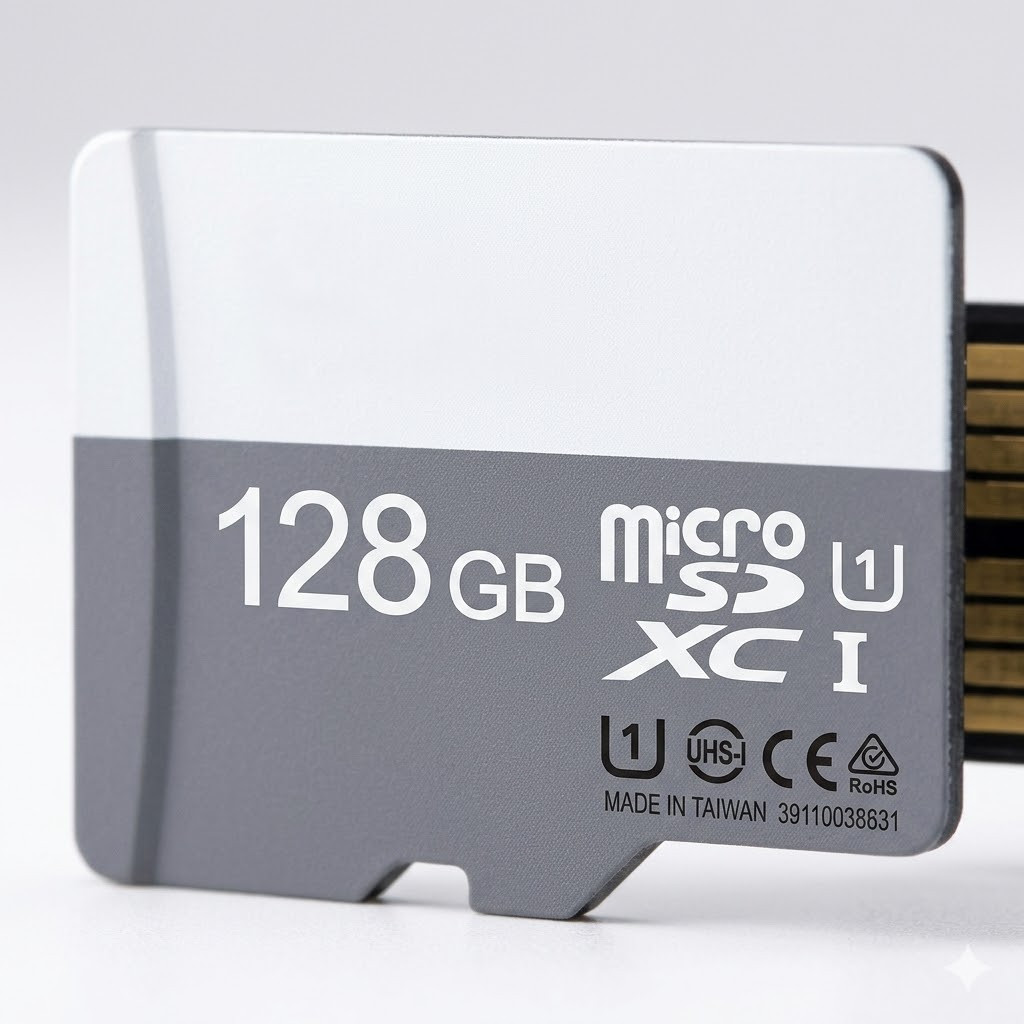 Cartão de Memória 128GB Classe 10 MicroSD com Adaptador SD