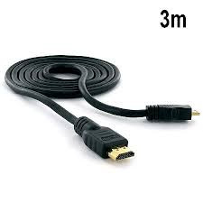 Cabo HDMI 3 Metros 2.0 4K Ultra HD 19 Pinos Blindado Macho