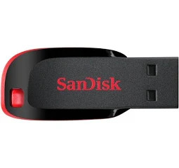 Pen Drive SanDisk Cruzer Blade 32GB USB 2.0 Original Preto